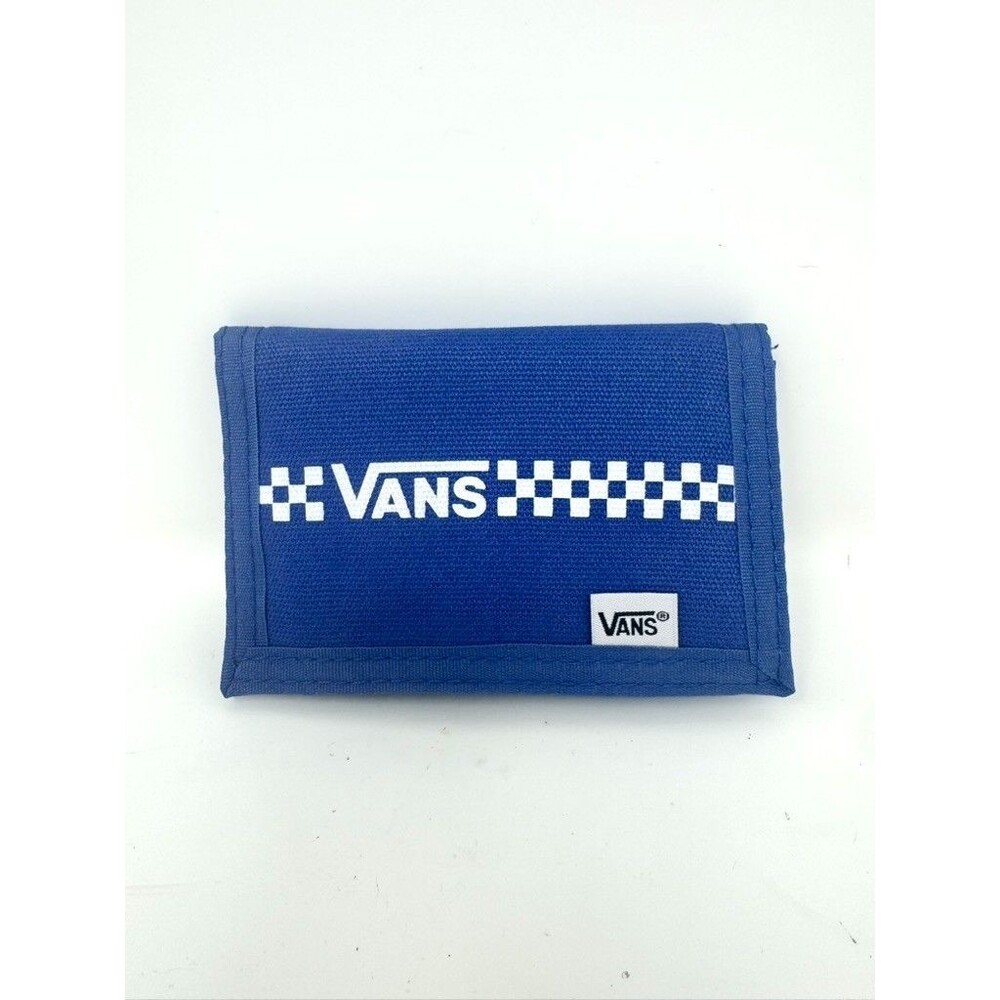 NEW Vans Off The Wall The Slipped Trifold Wallet Royal Blue Classic Skater Y2K
